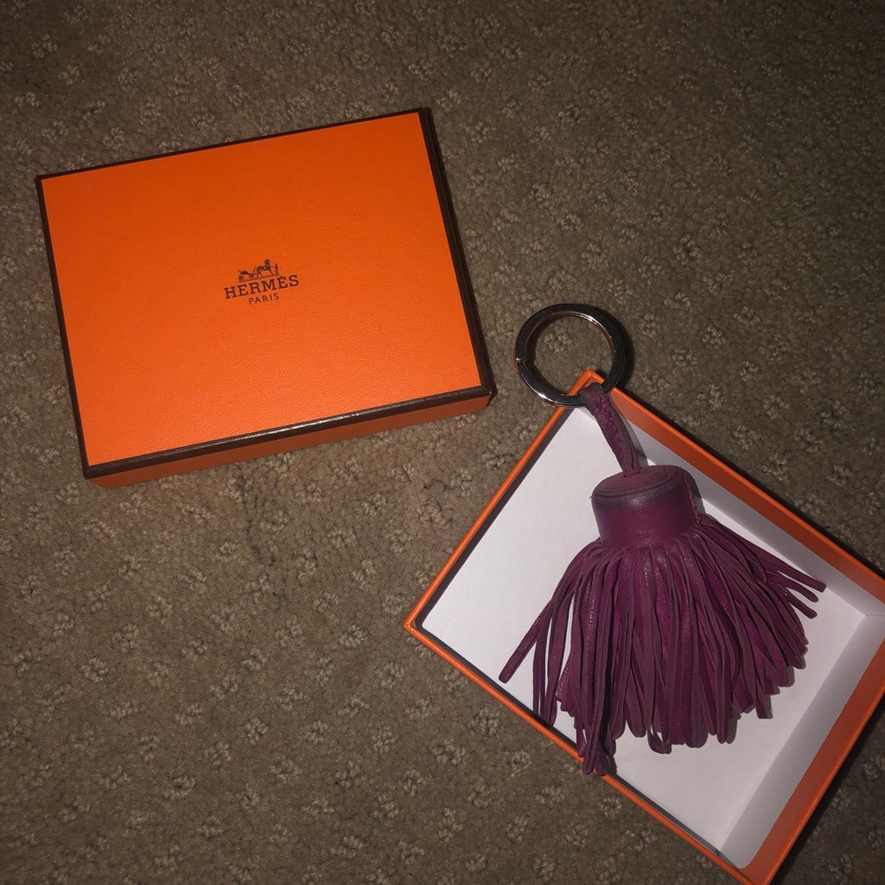 Hermes tassel key holder